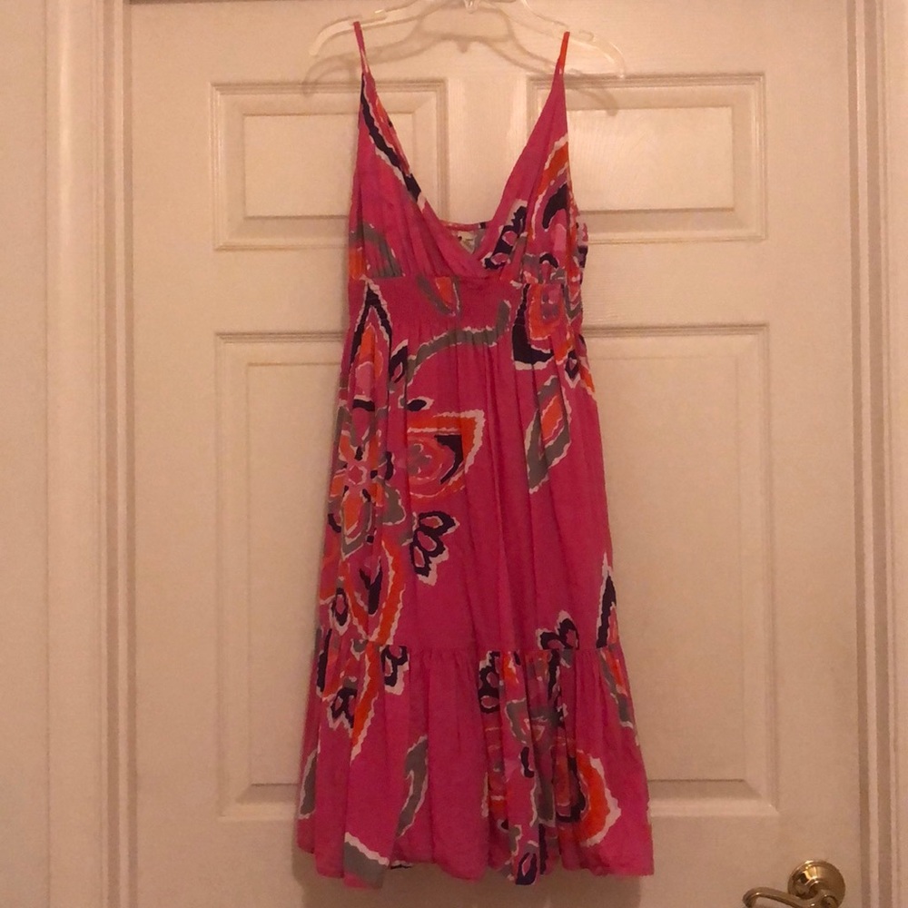 Pink casual dress